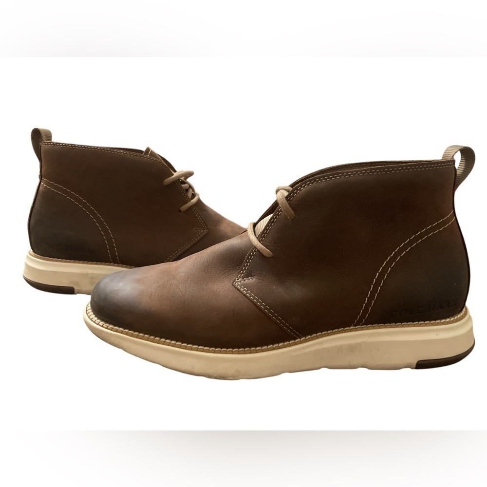 COLE HAAN Grand Atlantic Leather Chukka Boots